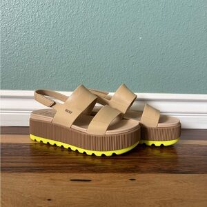 Brand New Reef Platform Sandals